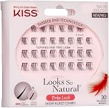 KISS Haute Couture Trio Lashes Short Natural Long Lashes with Glue view 7