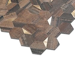 Tilingview 10 Pcs Hexagon Peel and Stick Backsplash