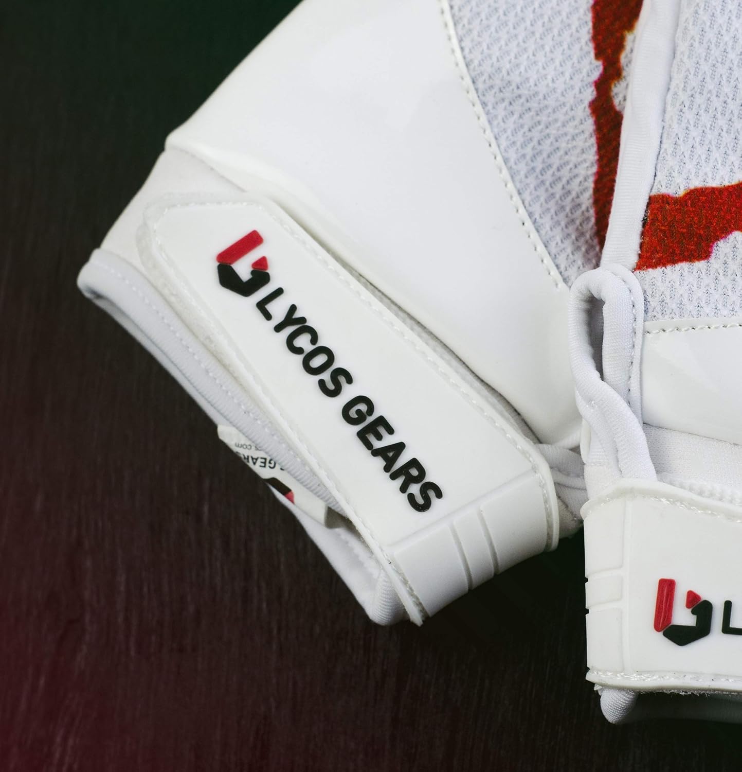 Lycos Gears Football Gloves for Youth – Lineman Receiver Gloves for Kids, Men and Women – Joker Grip Boost Football Gloves in White Color for Boys and Adults – Made of Durable & Comfortable Material : Sports & Outdoors