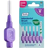 TePe Interdental Brush, Original, Yellow, 0.7mm/ISO 4, 8pcs, efficient Cleaning Between Teeth, Plaque Remover and Dental flosser for Small Gaps - View 7