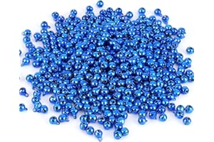 LIGHOON 1/4 Inch Jingle Bells Small Bell Mini Bells, Tiny Crafts Bells, DIY for Christmas Home Making Ornaments Wreath Pet Decorations Bracelet Anklets Necklace Knitting Jewelry Making 120 Pcs, Blue