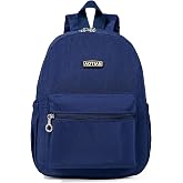 AOTIAN Mini Backpack for Women, Durable Nylon Small Daypack, Blue | Reinforced stitching, Smooth zippers, Wear-resistant fabric, Anti-theft back pocket, Fits 11" tablet, Machine washable