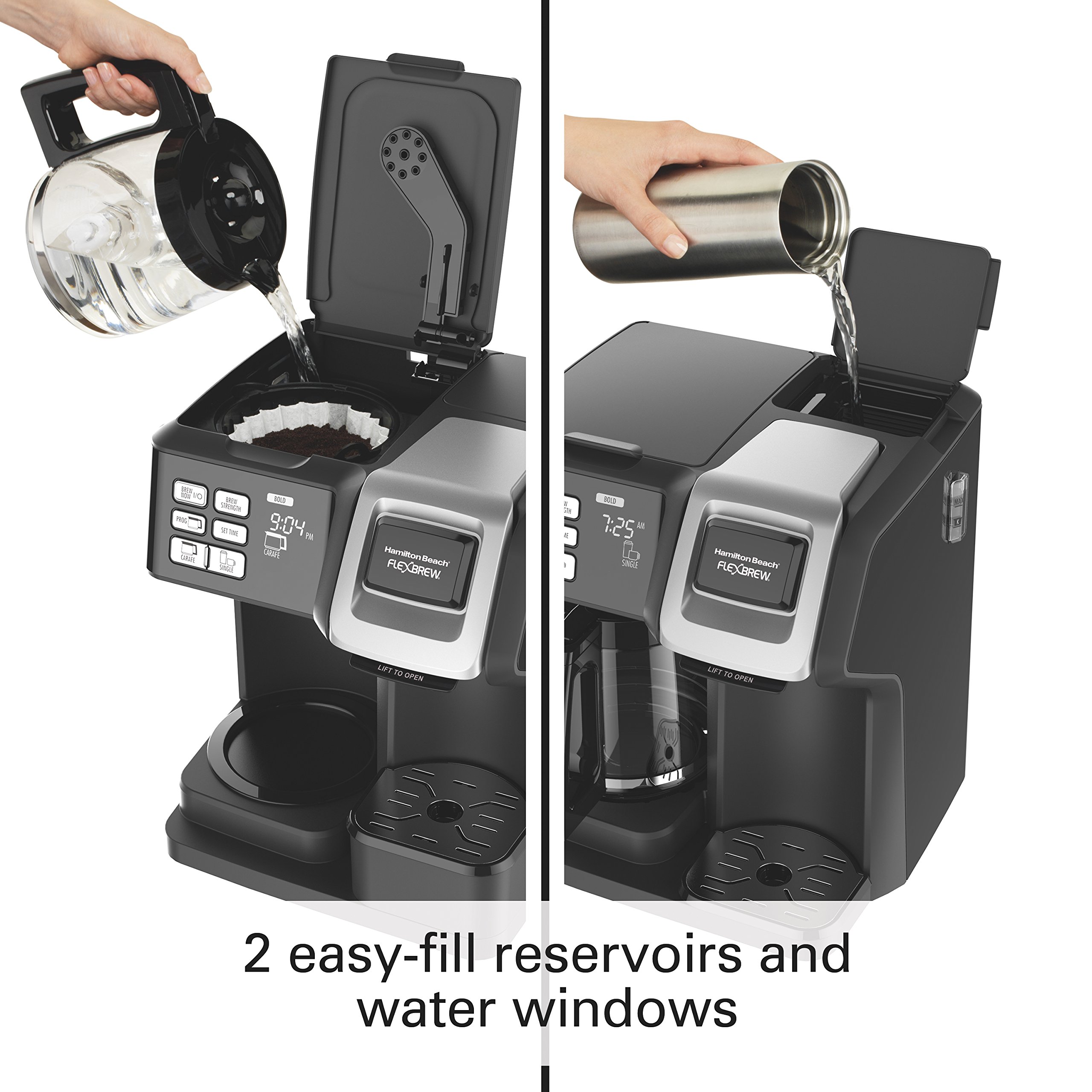 Hamilton Beach 49976 Flex brew 2Way Brewer Programmable Coffee Maker