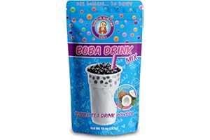 COCONUT CREAM Boba/Bubble Tea Drink Mix Powder By Buddha Bubbles Boba (10 Ounce) (283 Grams)