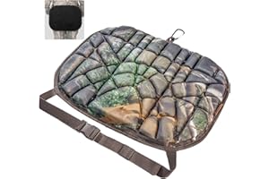 BLISSWILL Hunting seat Cushion，Stadium Cushion，100% Memory Foam Silent Lightweight for Camping, Hunting, Fishing，Camping，Outdoor