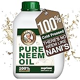 Nani's Pure Neem Oil for Plants Concentrate - Dilute for Use as Organic Neem Oil Spray for Plants, Outdoor & Indoor Use - 100% Cold Pressed - Horticultural Enhanced Plant Health & Shine Need (34 oz)
