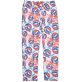 Bioworld Grateful Dead Men's Allover Steal Your Face Logo Tie Dye Adult Sleep Bottoms Pajama Pants