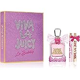 Juicy Couture Viva La Juicy Le Bubbly Eau de Parfum 3 Piece Fragrance Gift Set, Includes EDP Spray & Two Mini Women's Perfumes - Fruity & Sweet, Travel Size, 3.4 fl oz