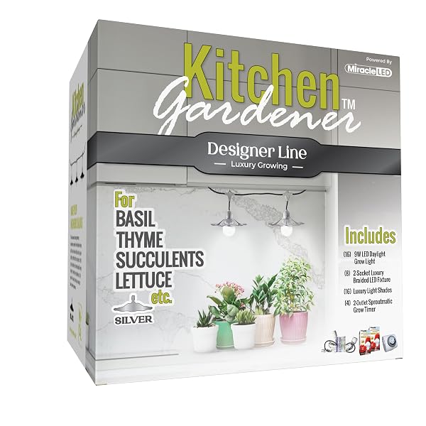 MIRACLE LED KITCHEN GARDENER DESIGNER LINE INDOOR GROW...