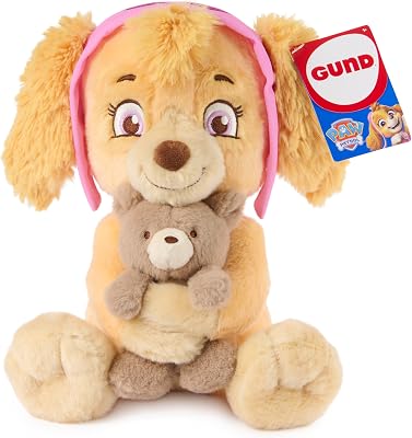GUND Skye with Kai Teddy Bear, Official Chase Plush Toy, Dog Stuffed Animal for Ages 1 and Up, 9.5”