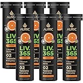 Auric Herbal Liver Support Supplement | Milk Thistle (Silymarin), Turmeric, Garlic, Ginger for Liver Health Advanced Detox & Cleansing Formula for Active Liver | 120 Tablets | Plant Based Gluten-Free