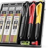 Nicpro Upgraded 3-IN-1 Carpenter Pencil Set with