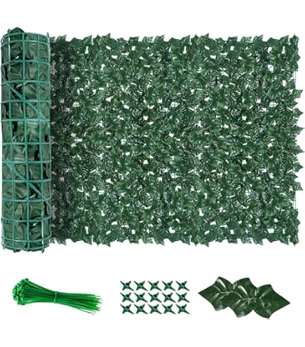 Bybeton Clôture D'intimité En Lierre Artificiel – 203,2 X 304