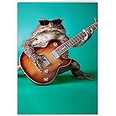 CardFool Funny Happy Birthday Greeting Card for guys, girls, friends, family and coworkers who Toadally Rock