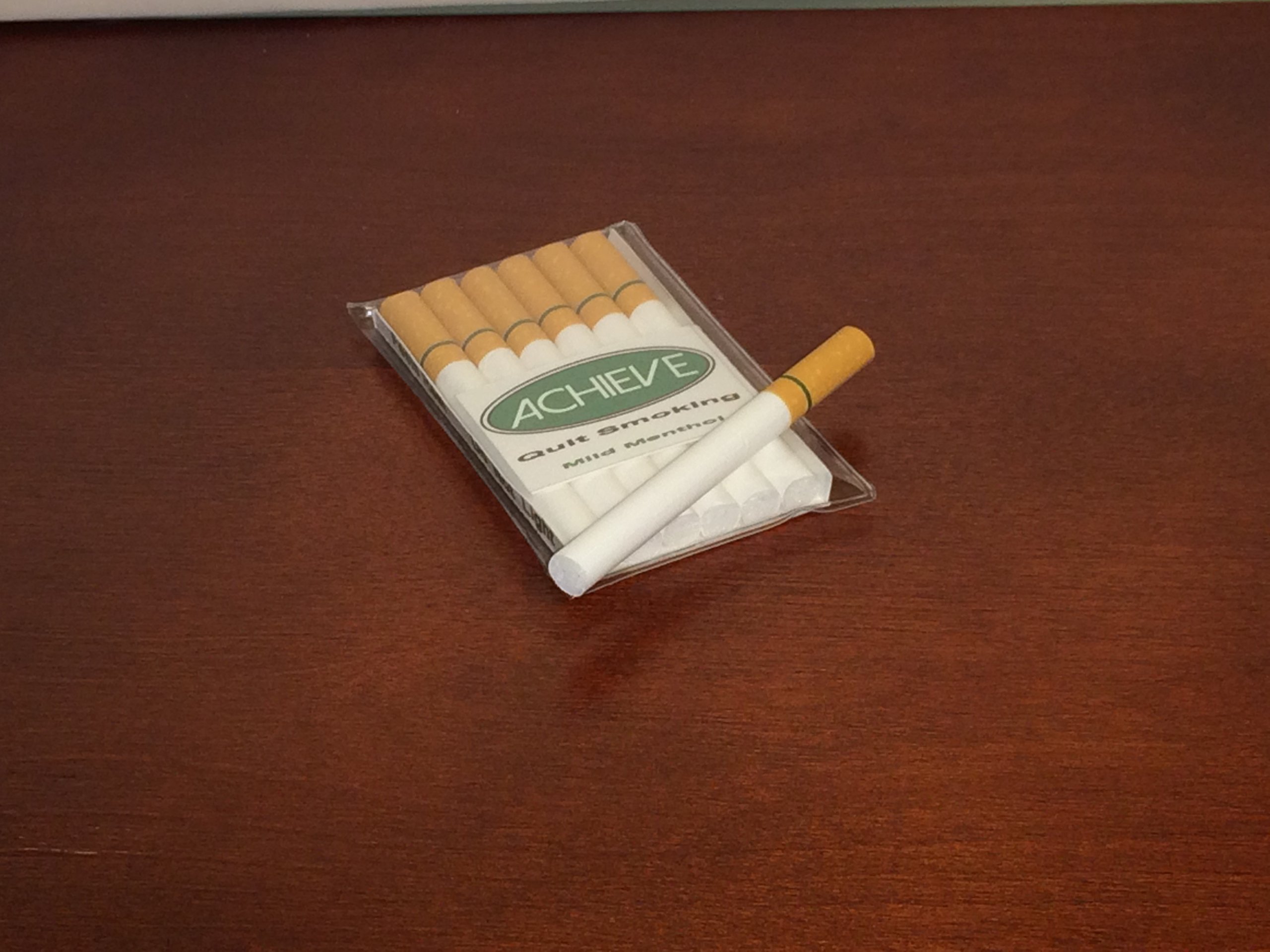 Achieve Quit Smoking Mild Menthol Authentic Feel Fake Cigarettes