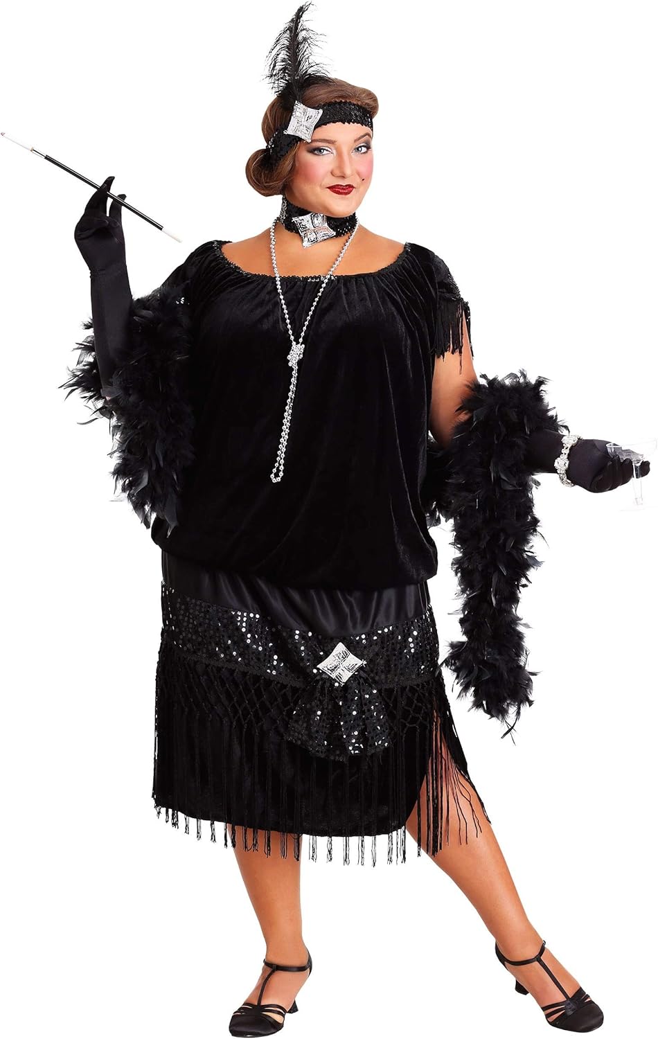 flapper dress plus size amazon