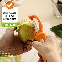 Spring Chef Premium Swivel Vegetable Peeler, Soft