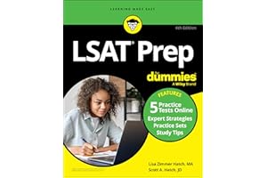 LSAT Prep For Dummies: Book + 5 Practice Tests Online (For Dummies: Learning Made Easy)