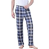 DITOK Men's Lightweight Pajama Pants Soft Lounge Sleep Joggers Adjustable Drawstring & Pockets All-Season Sleepwear