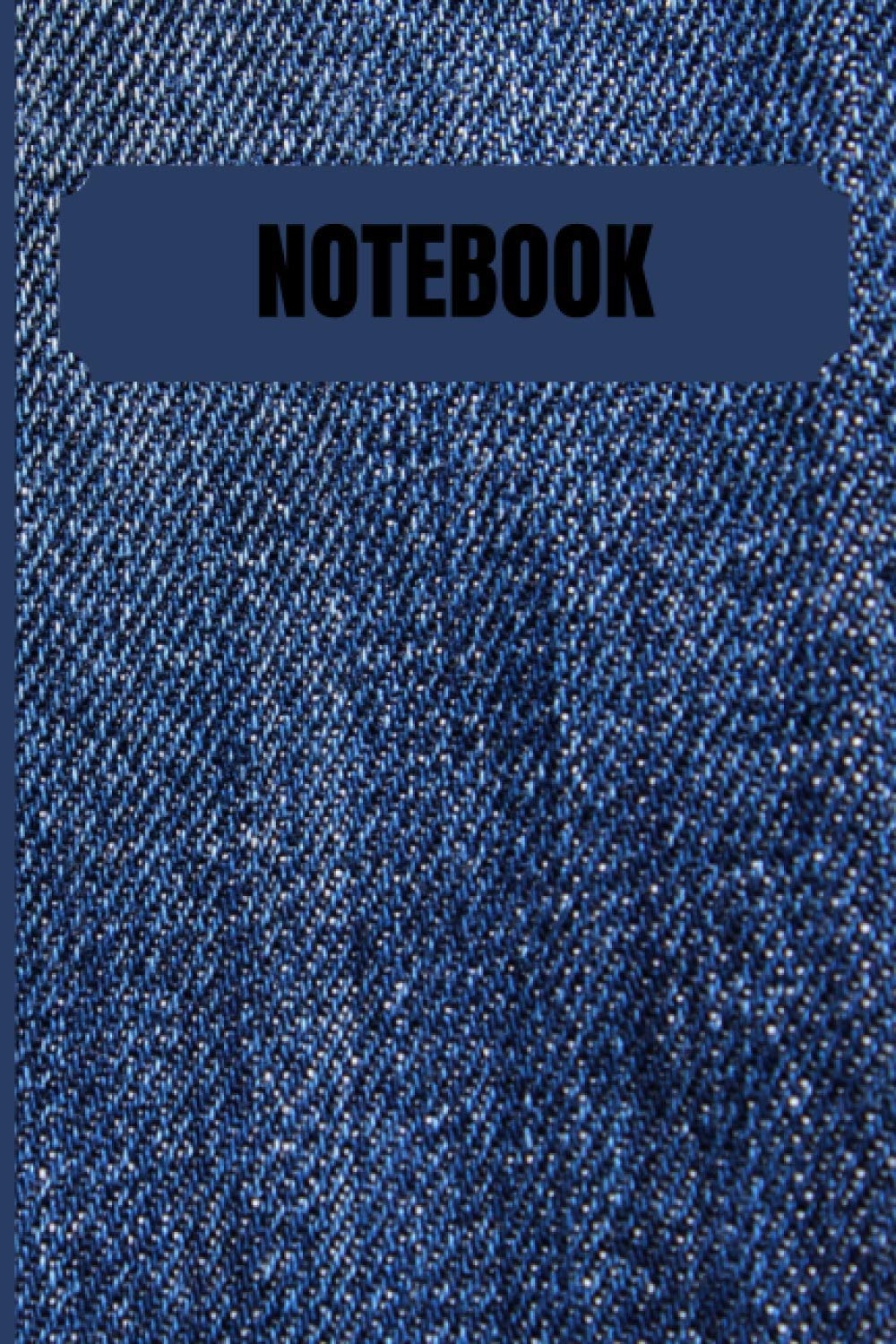 Denim Notebook: 120 lined page notebook 6 x 9