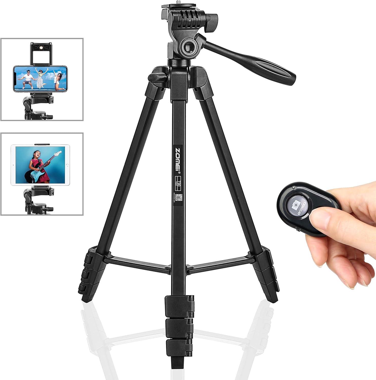 Phone Tripod, Video Tripod for Cellphone, Travel Selfie