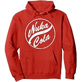 Fallout Video Game Nuka Cola Distressed Round Logo Pullover Hoodie