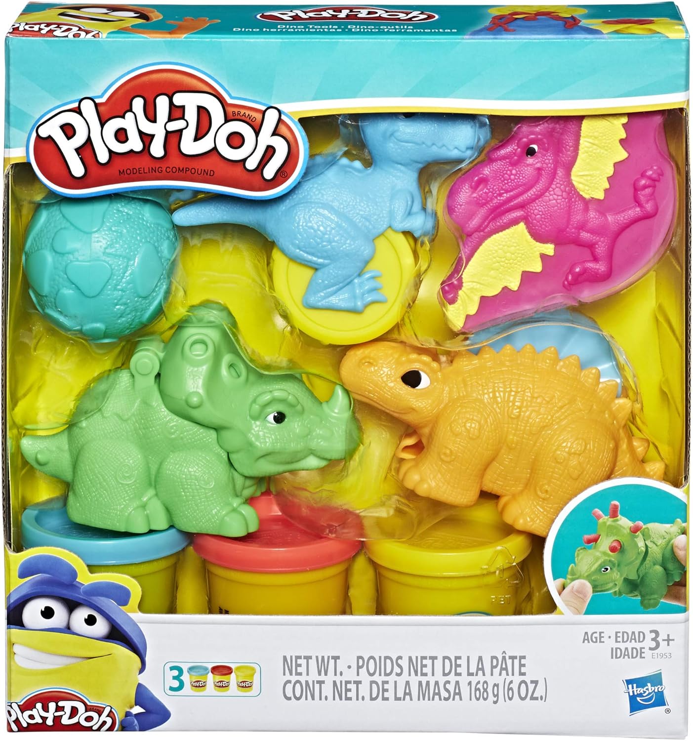 Massinha dinossauro play doh Clearance