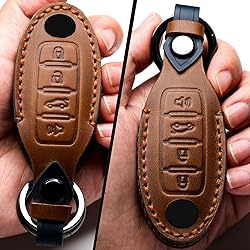 ZiHafate Leather Car Key Fob Cover Compatible with