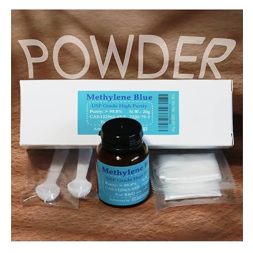 Methylene Blue Powder 20 Grams (USP Grade 99.8+%) (trihydrate ...