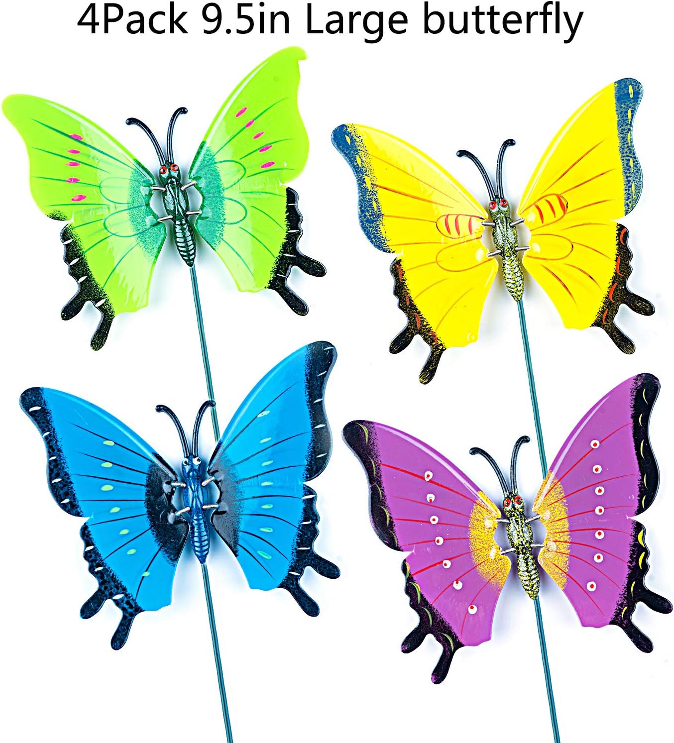 Amazon Com Fendisi Butterfly Garden Stakes Decorations Outdoor 3d