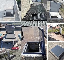 Roof Hatch Steel Anti-Theft Door, Ventilation