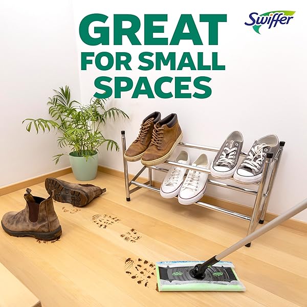 SWIFFER HEAVY DUTY MOP WET MULTI-SURFACE CLOTH REFILLS FOR FLOOR MOPPING AND CLEANING, PET WITH FEBREZE ODOR DEFENSE, 20 COUNT