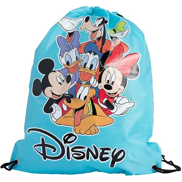 Minnie Mouse Face Drawstring Backpack – Leichter Beutelrucksack Mit Kordelzug, 40x33 Cm