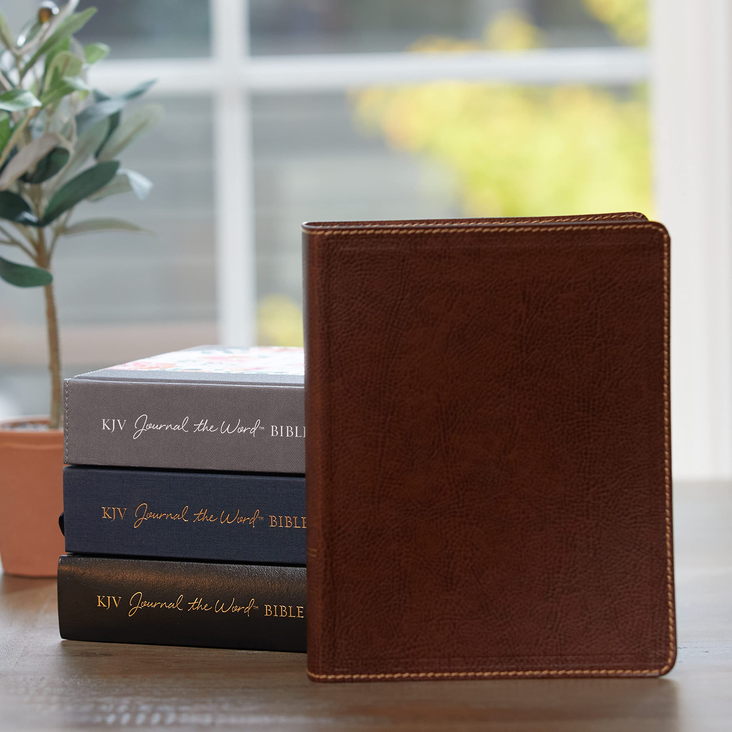 KJV Journal the Word Bible, Reflect, Journal or Create Art Next to Your Favorite Verses (Brown Bonded Leather, Red Letter, Comfort Print: King James Version Holy Bible) KJV Journal the Word Bible, Reflect, Journal or Create Art Next to Your Favorite Verses (Brown Bonded Leather, Red Letter, Comfort Print: King James Version Holy Bible) KJV Journal the Word Bible, Reflect, Journal or Create Art Nex