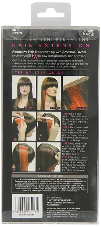 Amazon Com Qwik X 100 Percent Indian Remi Human Hair Tape Hair