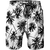 Hzcmaoyi Mens Swim Trunks with Mesh Lining,Quick Dry Swimsuit Board Shorts Beach Pants Swimwear Bathing Suits