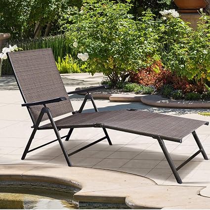 2 Chairs Tangkula Patio Lounge Chair Chaise Adjustable Backrest Ergonomic Shape With Durable Handwoven Rattan Steel Frame Garden Lawn Pool Recliner Outdoor Furniture Wicker Lounger Patio Lawn Garden Patio Furniture