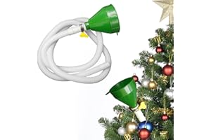 JOEWUZUN 1.5m Christmas Tree Watering Funnel - Long Spout Watering System for Large Indoor & Outdoor Plants (Green)