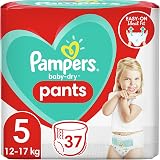 Pampers Baby-Dry Pants Nappies Size 5 37 Pack 12-17 kg Baby Care view 6