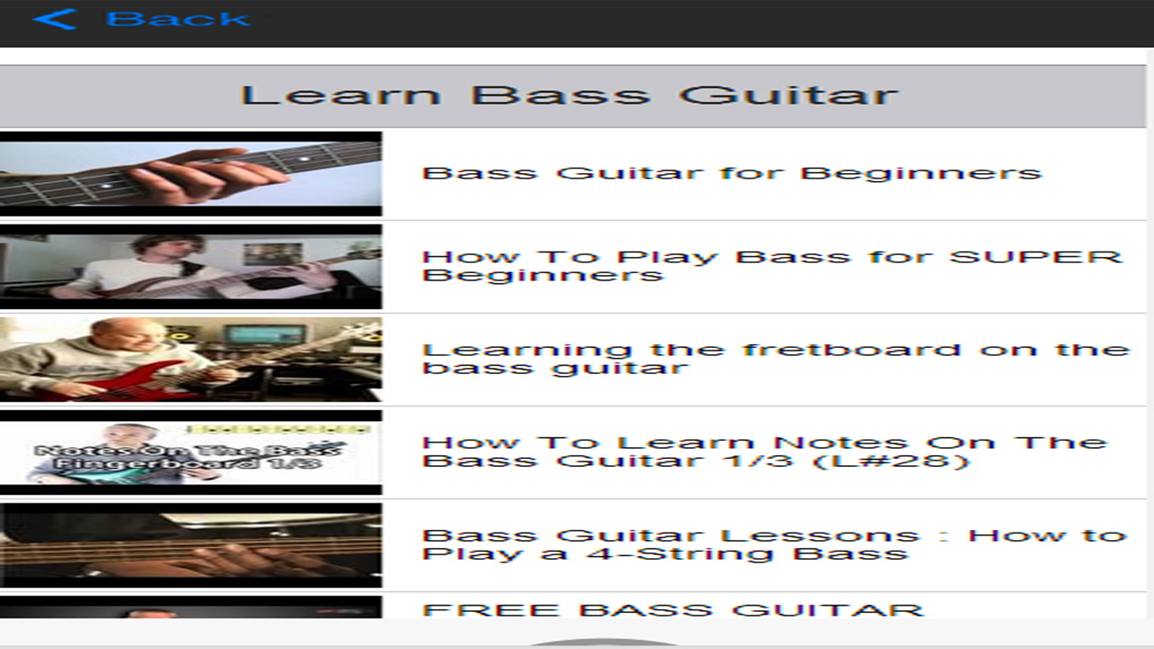 Learn Bass Guitar