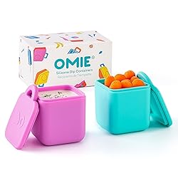 OmieBox (2 pack) Leakproof Dips Containers To