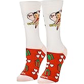 Cool Socks, Colorful Funny Christmas Novelty Cute Socks for Women, Betty Boop Medium
