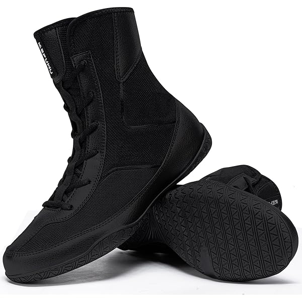 Amazon.com | Title Boxing Old School Leather Boxing Shoes (Black