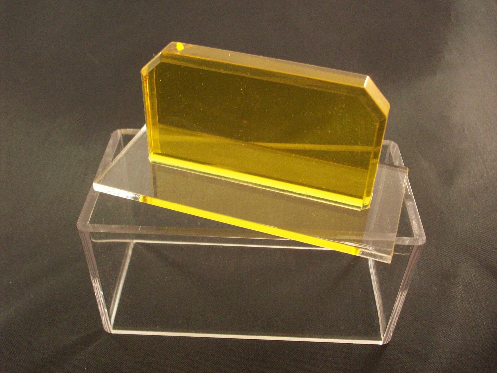 Yellow Enhanced Handle Single Acrylic Press Spam Musubi Non Stick Sushi Maker