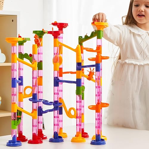 JOYIN Marble Run Premium Set（196 Pcs- Construction Building
