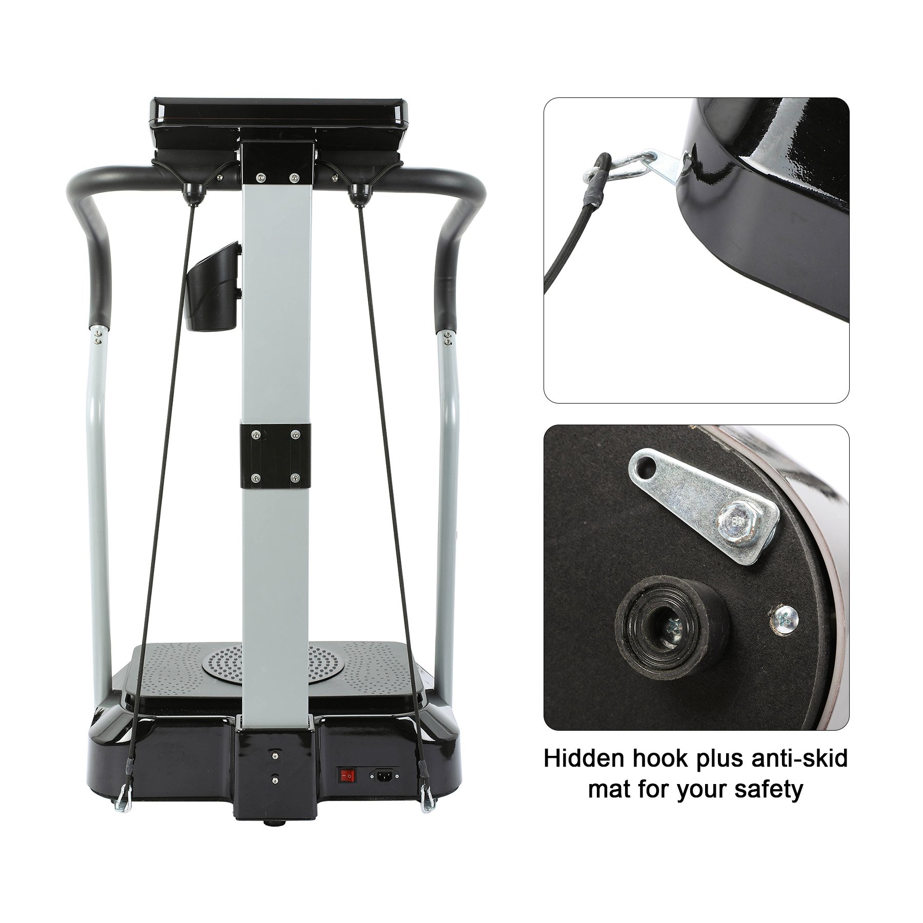 Pinty 2000W Whole Body Vibration Platform Exercise Machine with MP3