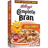 Kellogg's Complete Bran Breakfast Cereal, Fiber Cereal, Family Breakfast, Original, 11.6oz Box (1 Box)