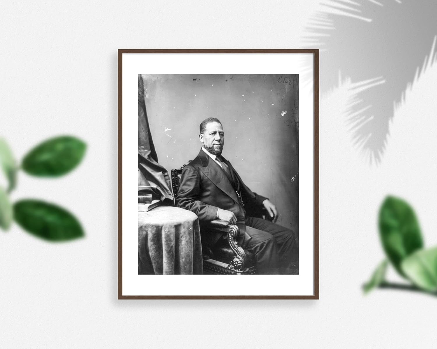 Photographs - INFINITE PHOTOGRAPHS Photo: Hiram Rhoades Revels, Afro-American Senator, Union Army, Republican, Democrat, c1960