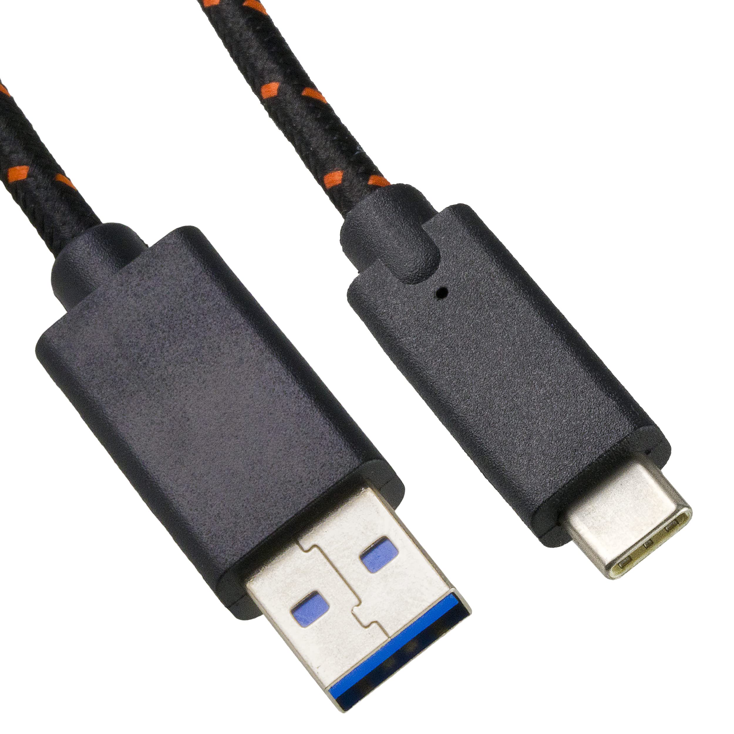 mumbi USB C cable nylon 2 m, USB C Male to USB A Male, Nylon Cable