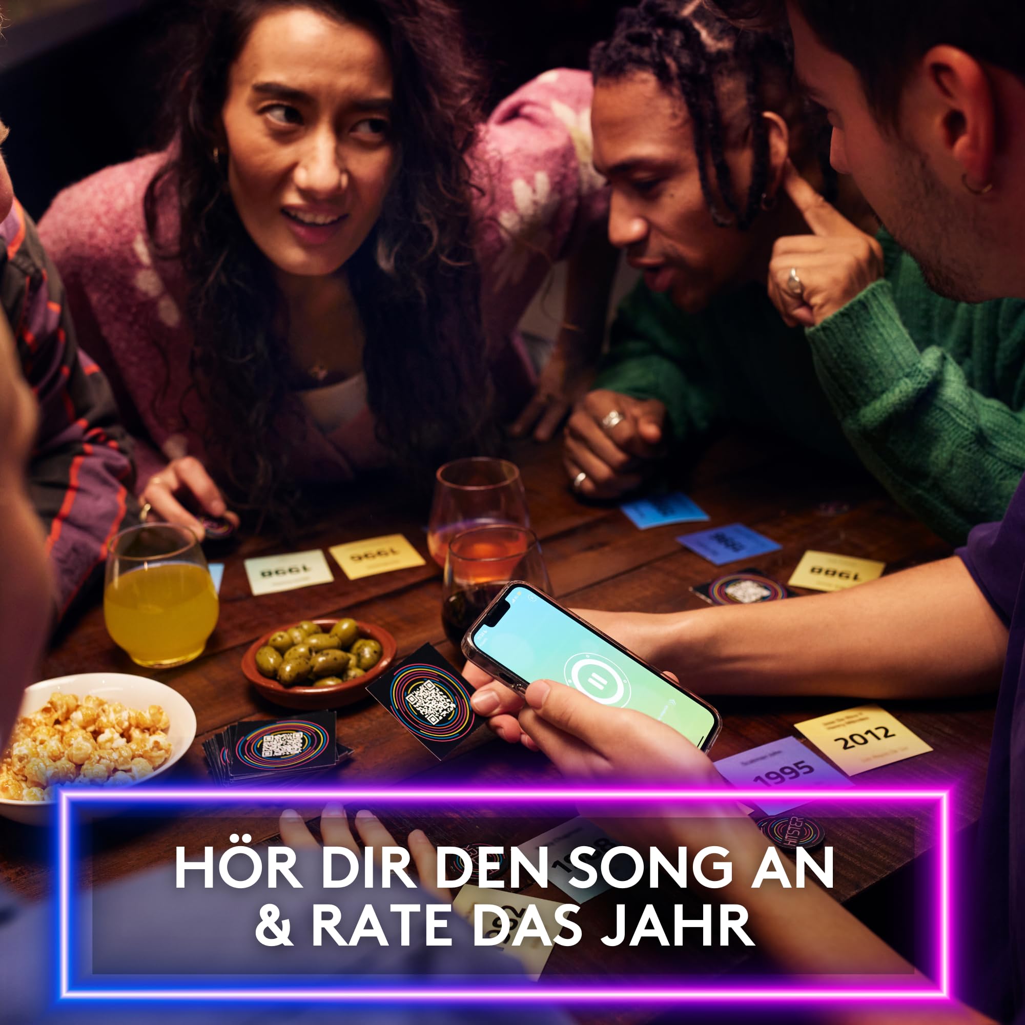 Hitster Erweiterungspack, Urban & Hip Hop – Musik Partys Brettspiel für Erwachsene, Kartenspiel & Musikquiz – 150+ R&B & Rap Lieder – Partys, Familie und Freunde Spieleabende – 2 bis 10 Spieler (DE) 4
